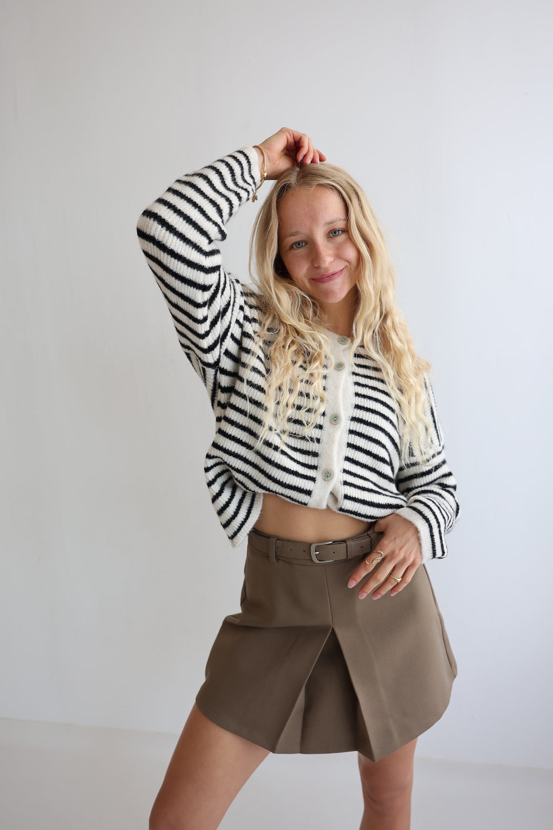 Kurzer Hosenrock mit Gürtel Britney