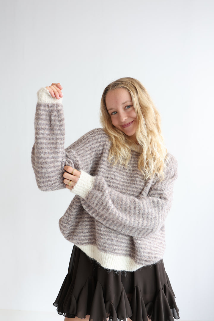 Gestreifter Pullover Moodline Knit