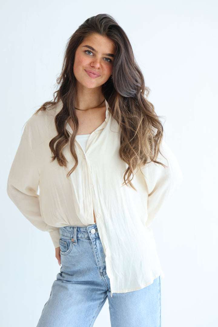 Oversize Viskose Bluse Luna
