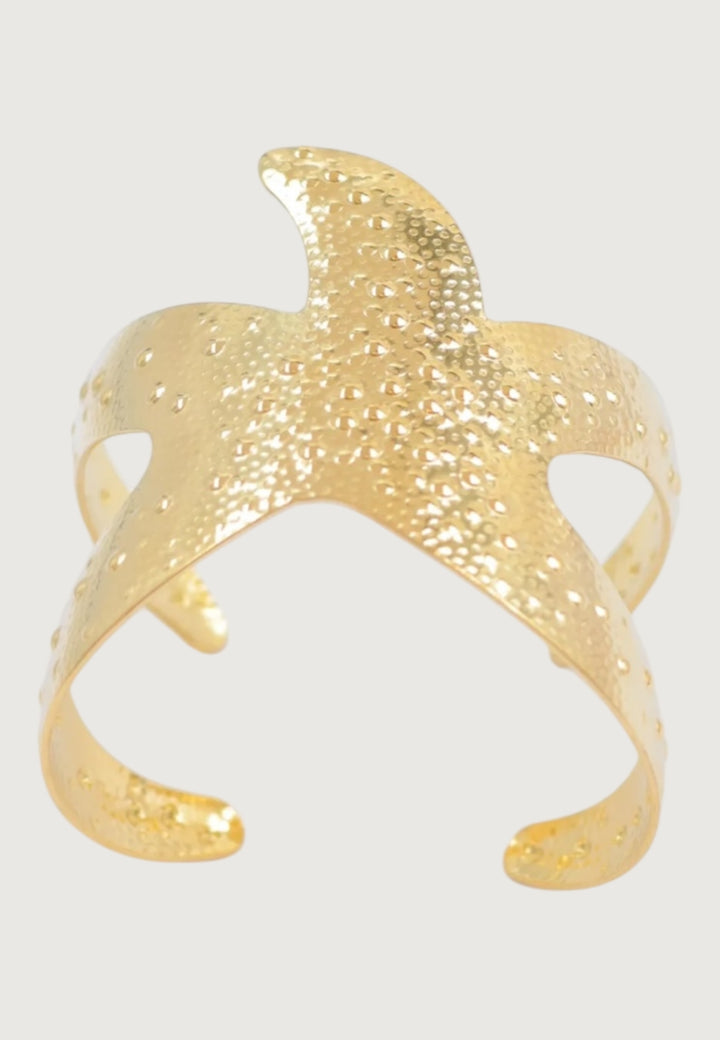 Armreif Golden Starfish