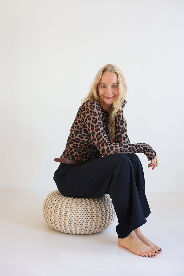 Bundfaltenhose mit Gürtel Anna