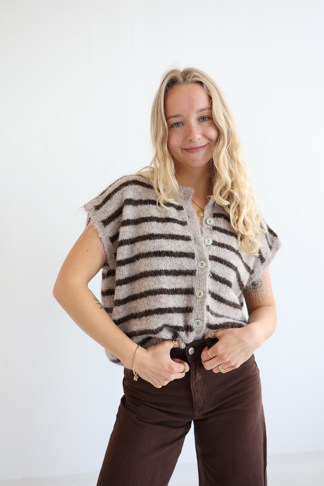 Gestreifte Weste Cosima