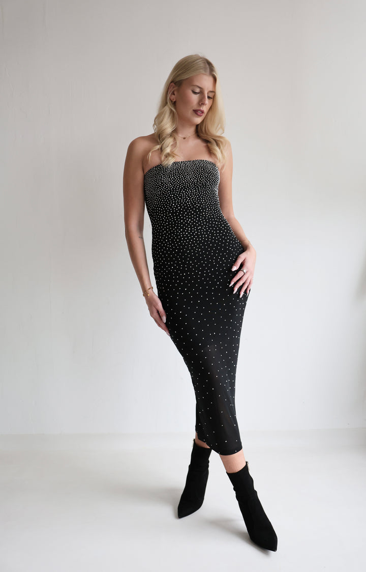 Bandeaukleid Shimmer Rain