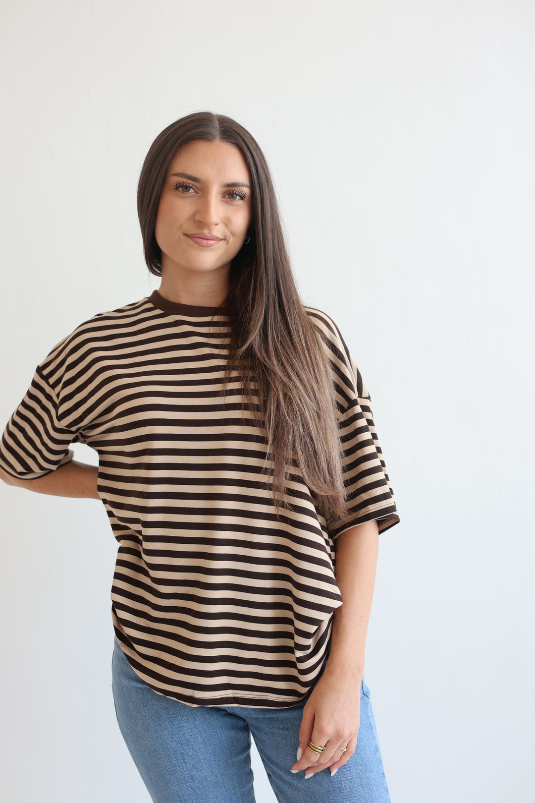 Easy Fit Striped T-Shirt