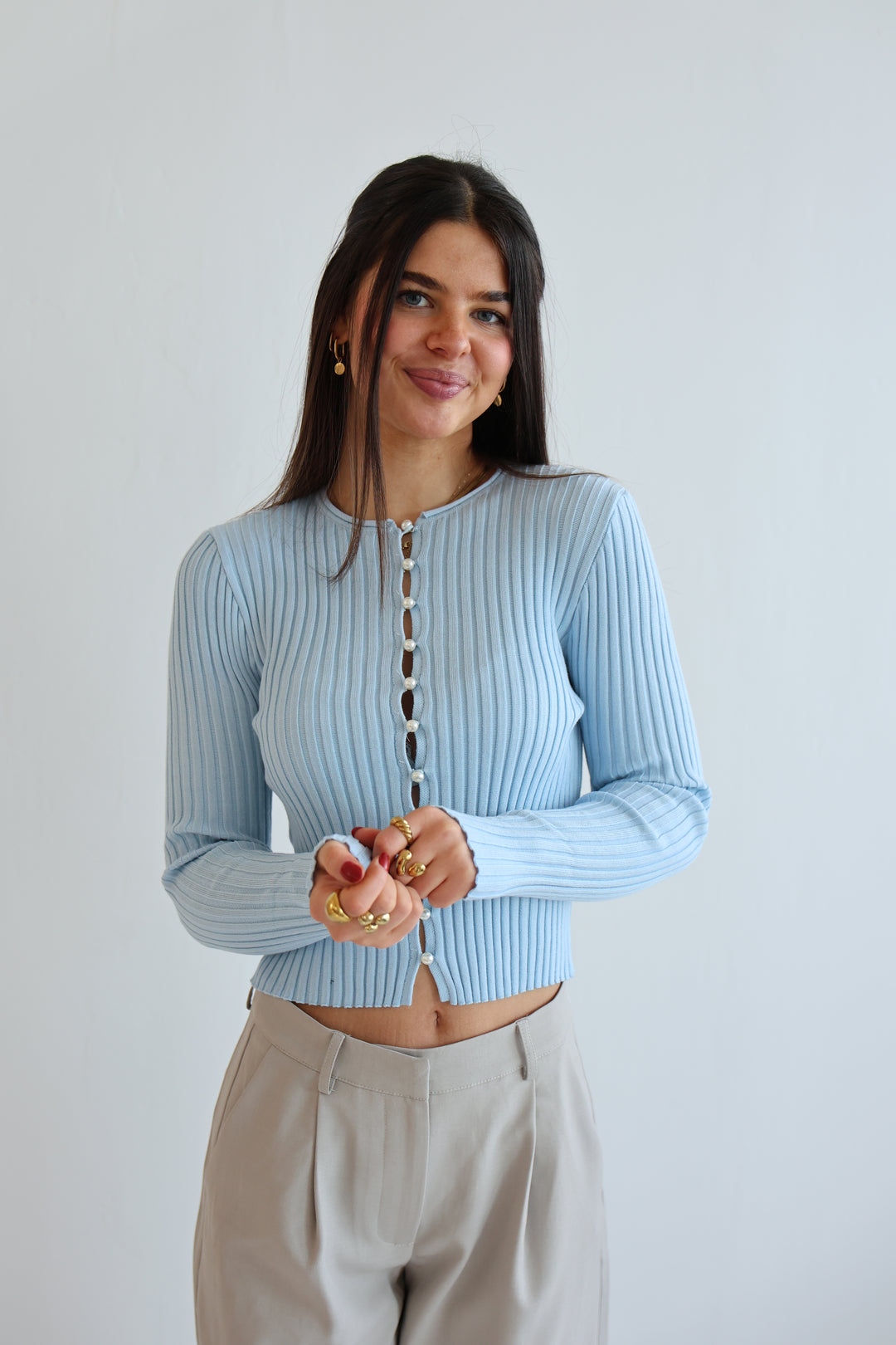 Pearl Line Cardigan