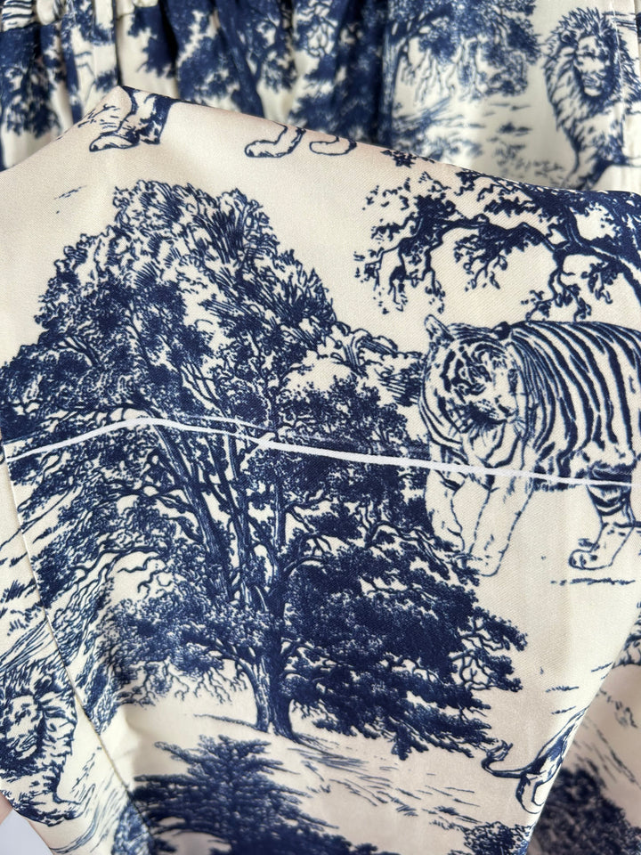 LUXURY HOSE LANG DUNKELBLAU EINHEITSGRÖSSE (B-WARE)