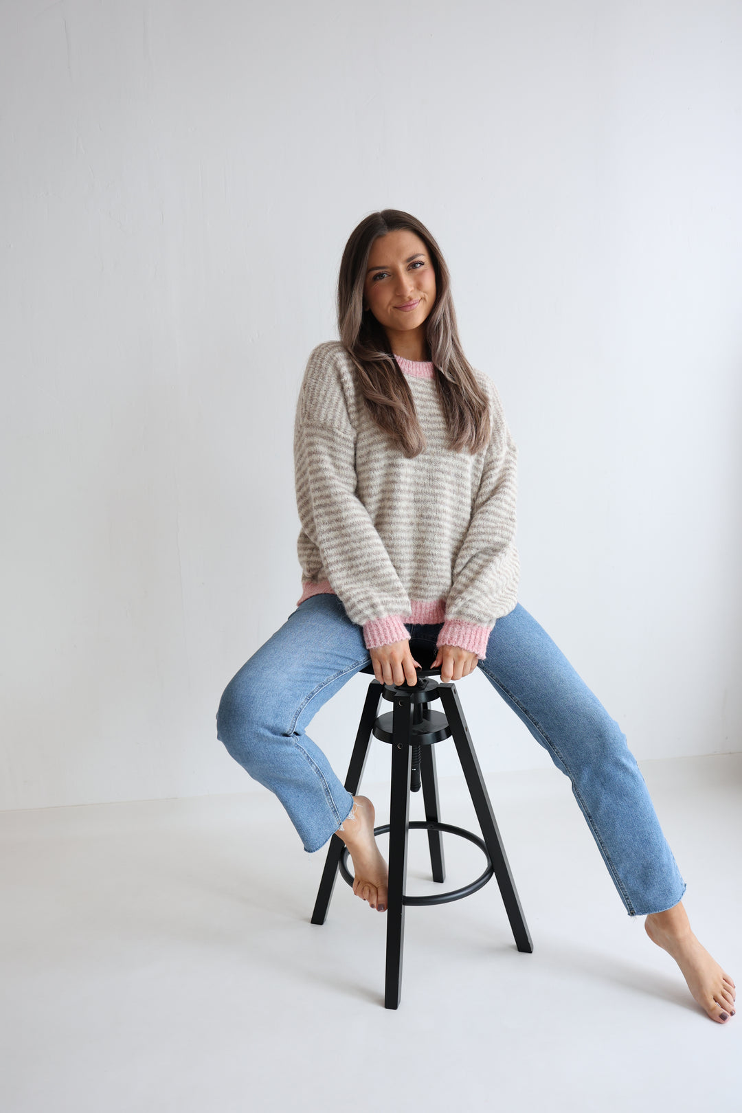 Gestreifter Pullover Moodline Knit