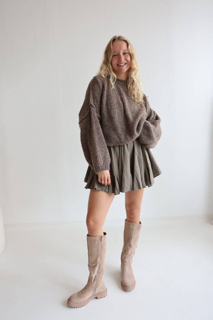 Volantrock aus Musselin Mila