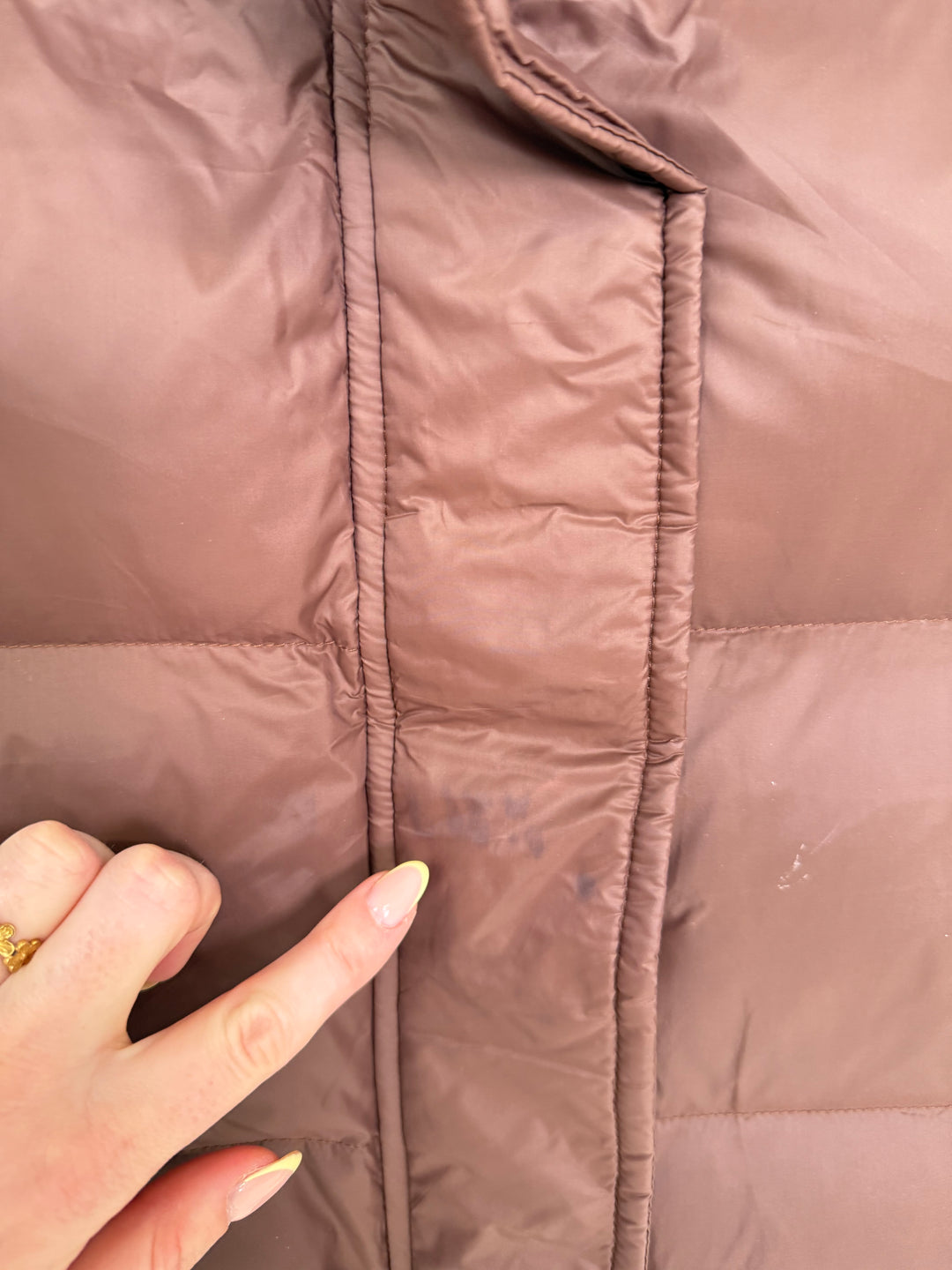 BROWN PUFFER GILET (B-WARE)
