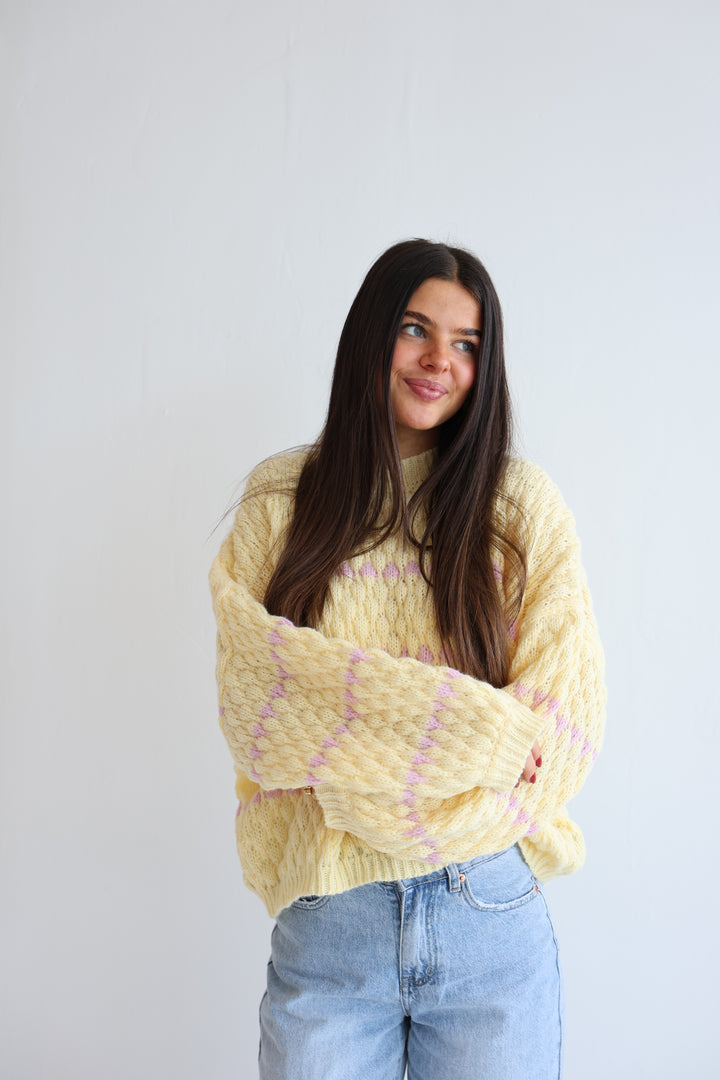 Bubble Knit Pullover