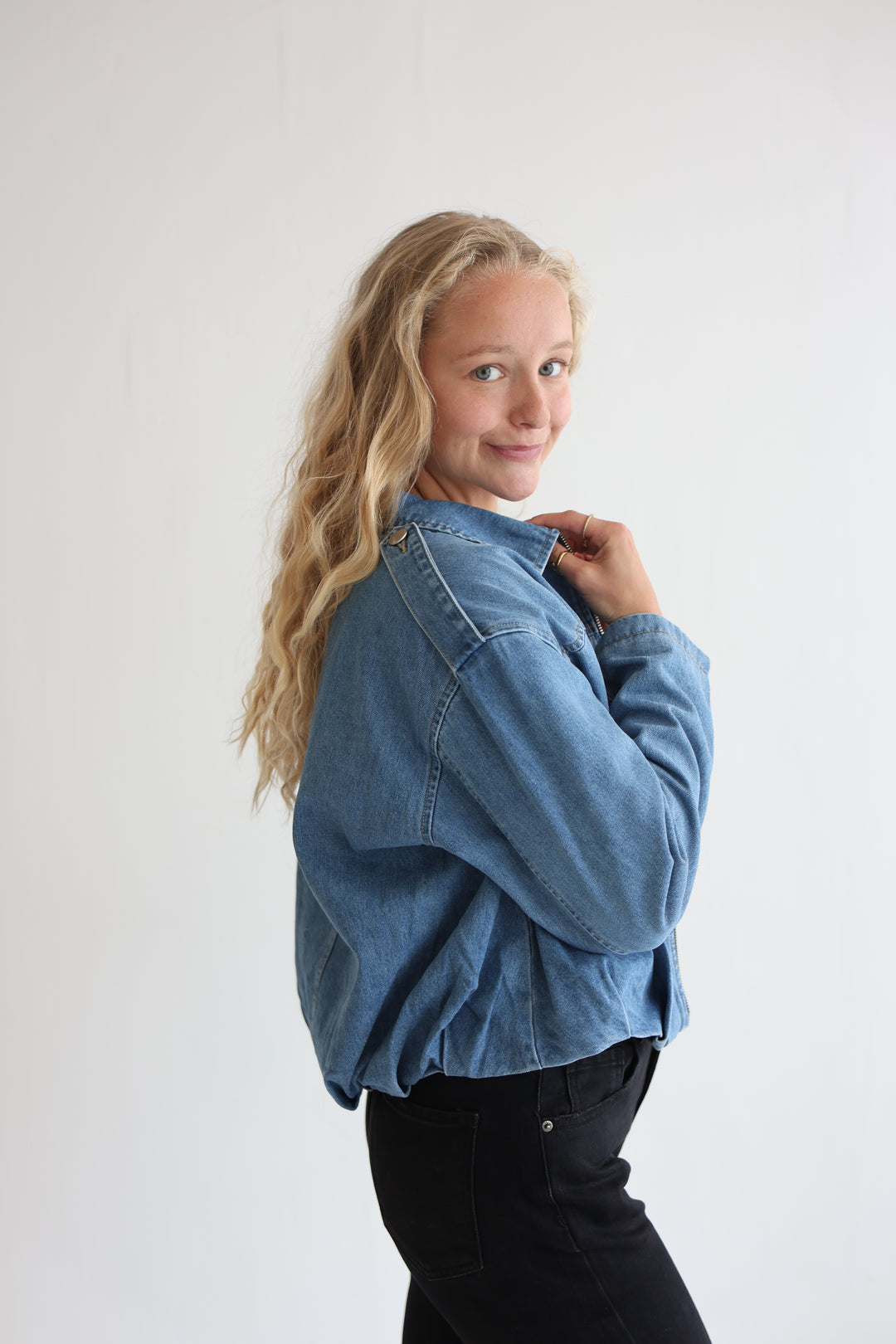 Nova Zip Denim Jacket