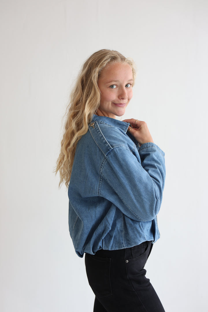 Nova Zip Denim Jacket