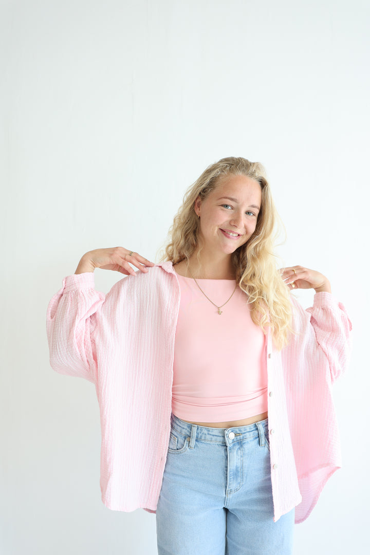 Musselinbluse Casual Stripes
