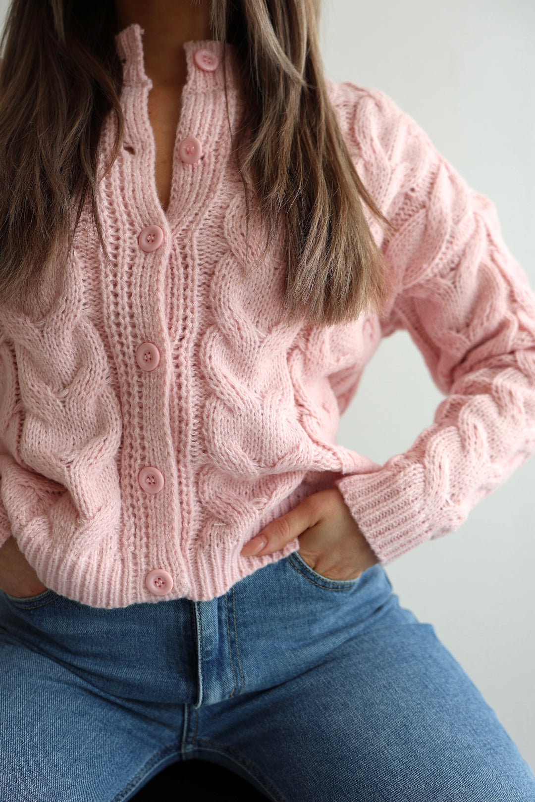 Luna Cable Knit Cardigan