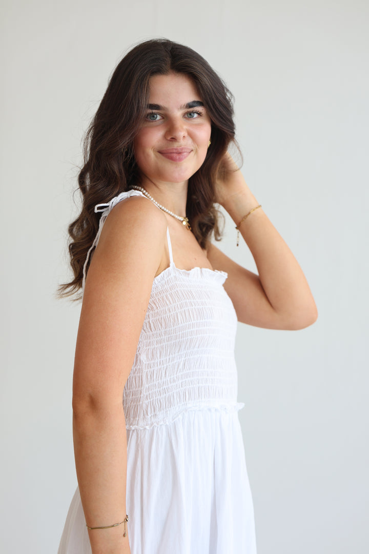 Soft Horizon Cotton Dress