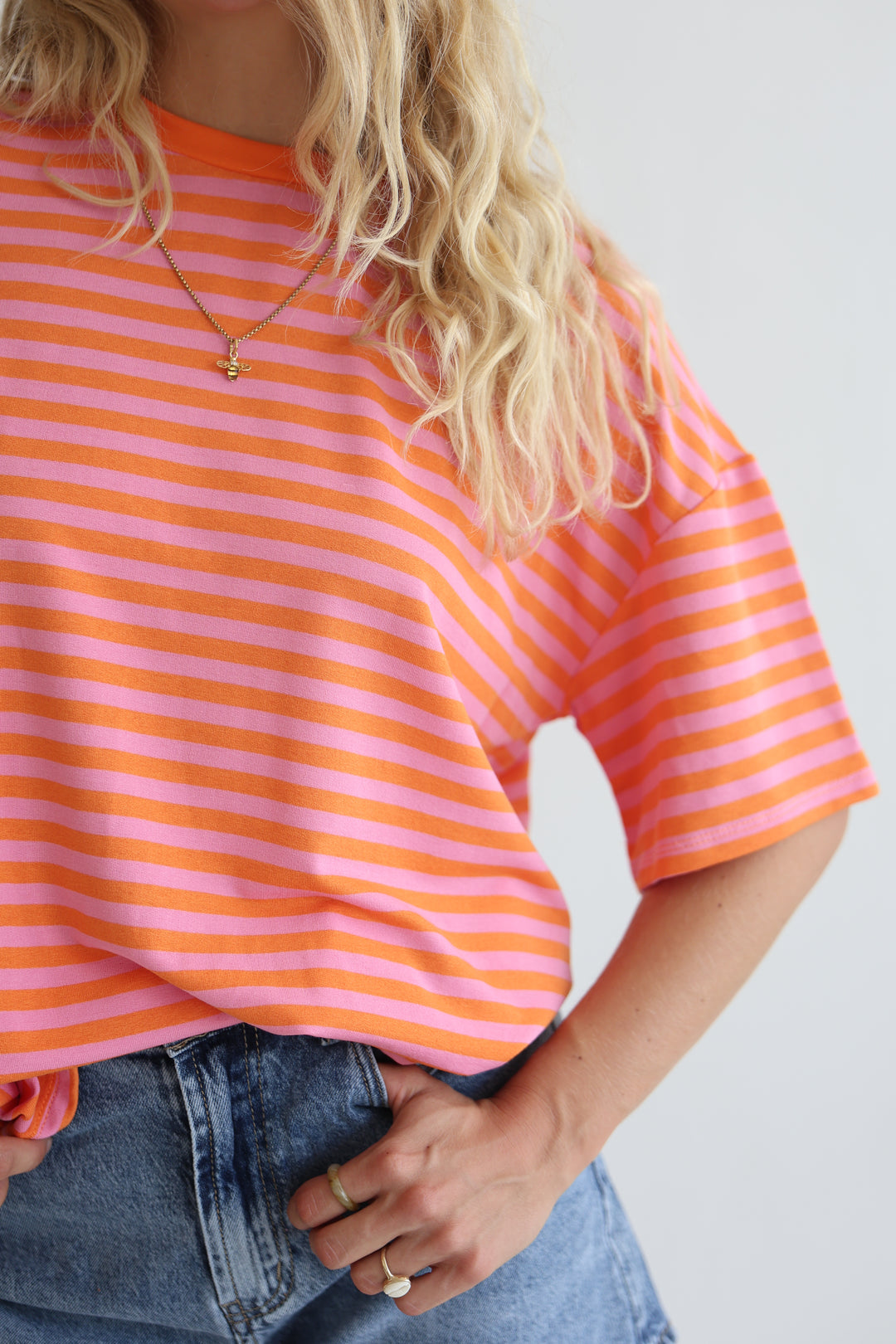 Easy Fit Striped T-Shirt