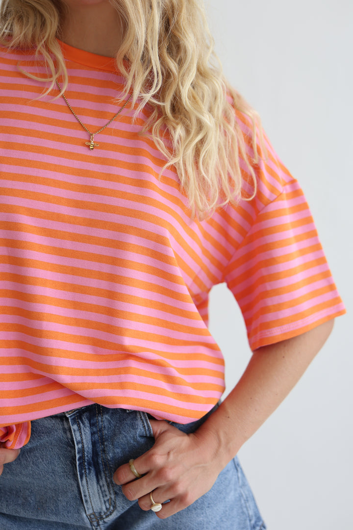 Easy Fit Striped T-Shirt