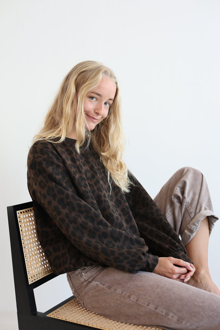 Wildprint Weekend Sweater