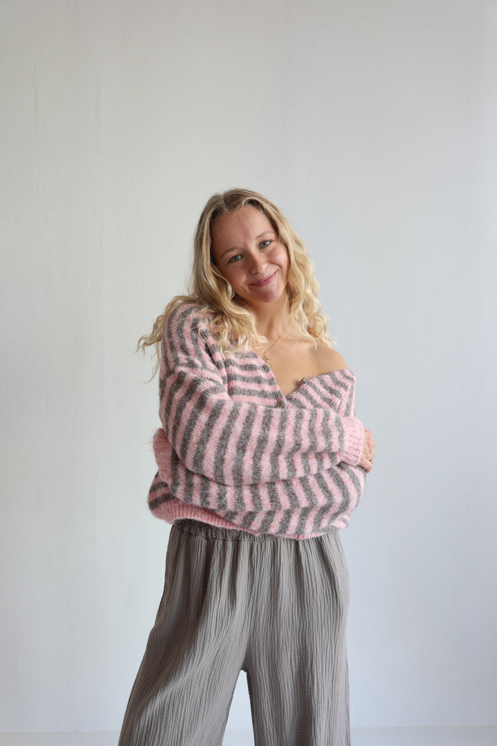 Gestreifter Cardigan Cosima