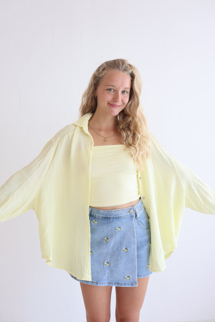 Musselinbluse Casual Stripes