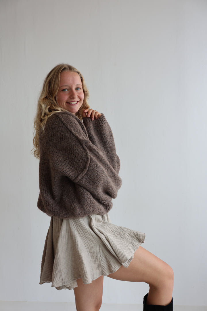 Volantrock aus Musselin Mila