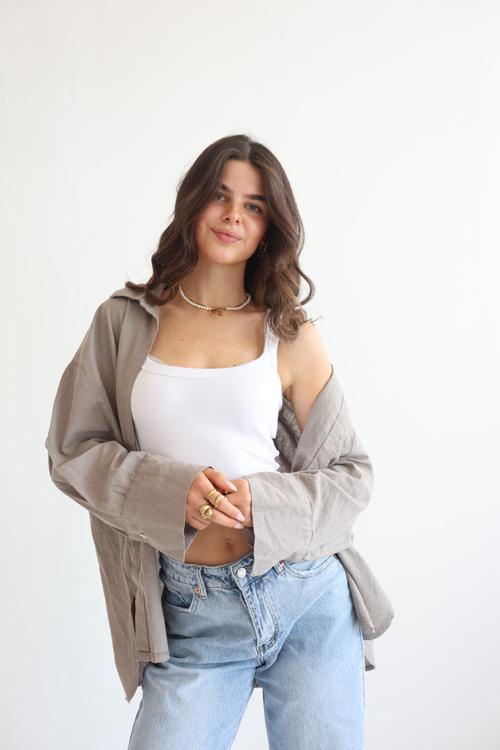 Classic Oversized Cotton Hemd