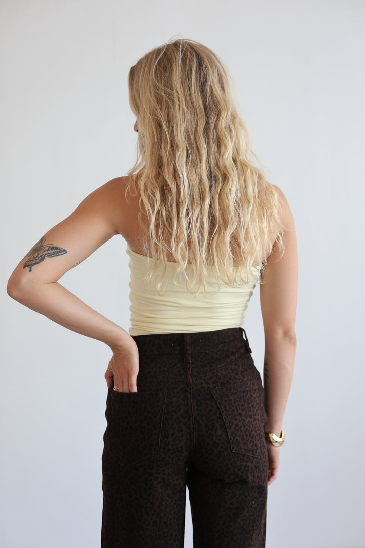 Shadow Leopard Mom Jeans