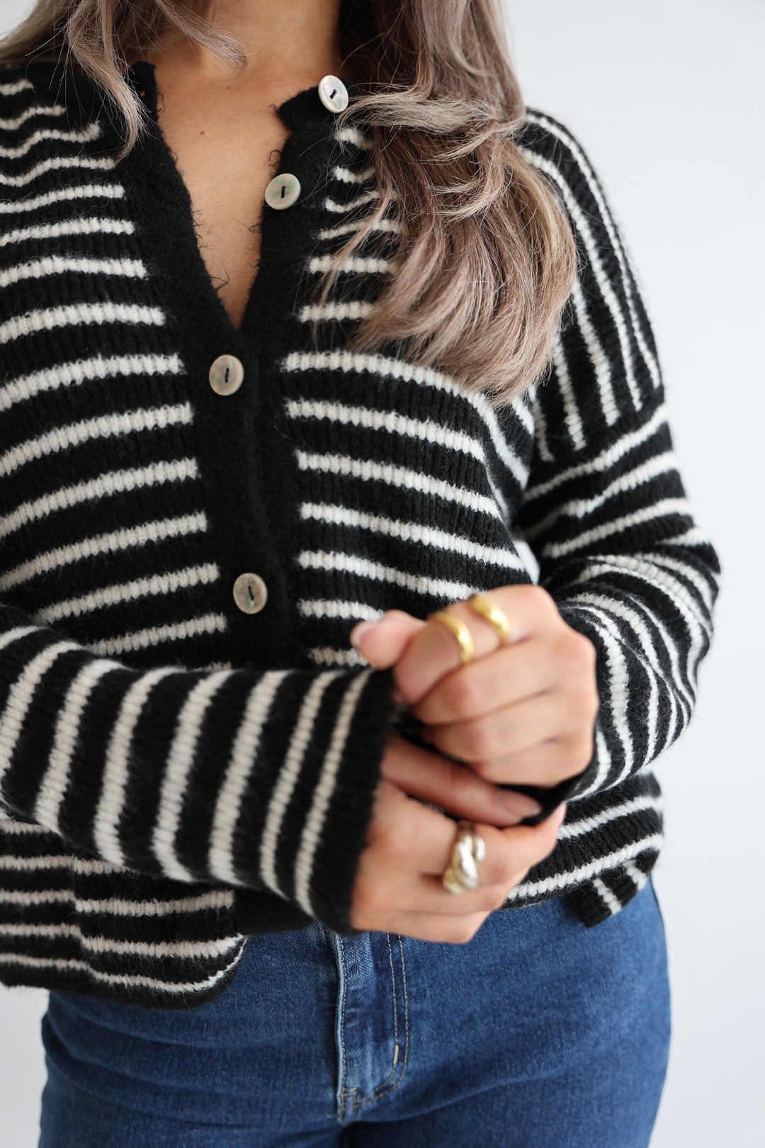 Gestreifter Cardigan Josephine