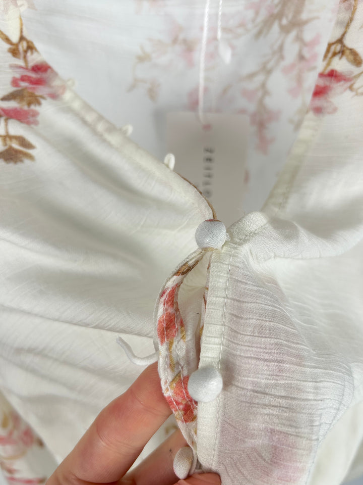 KURZES VISKOSEKLEID MIT FLORALPRINT AMALFI GR.36/38 (B-WARE)