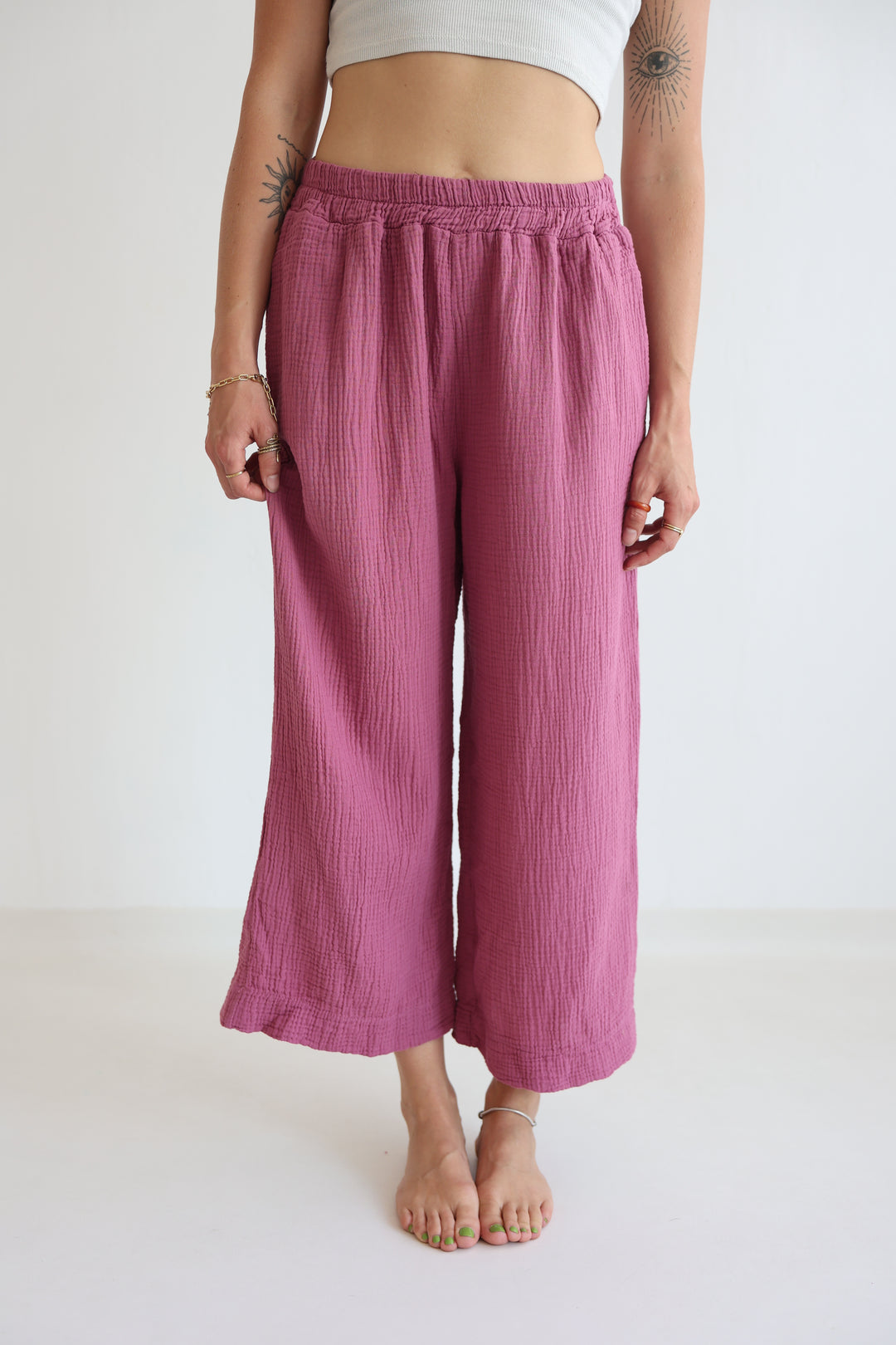 Casual Musselin Pants Petite