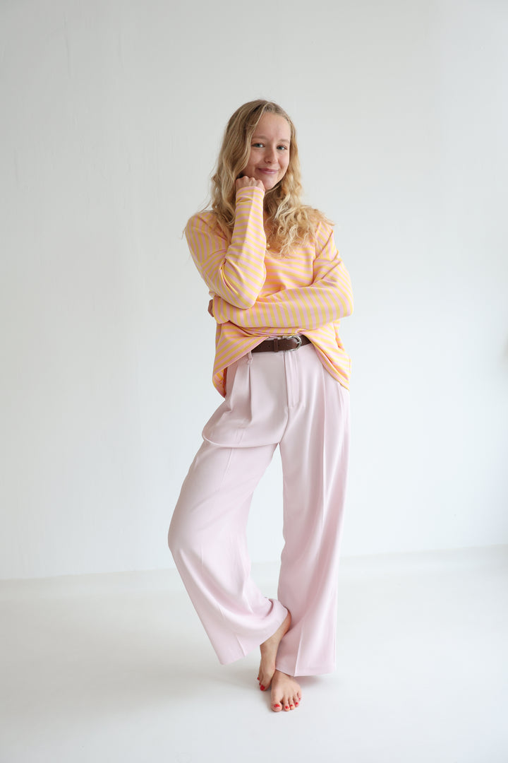 Bundfaltenhose mit Gürtel Anna