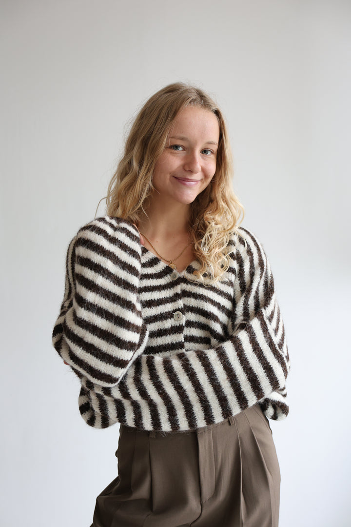 Gestreifter Cardigan Cosima