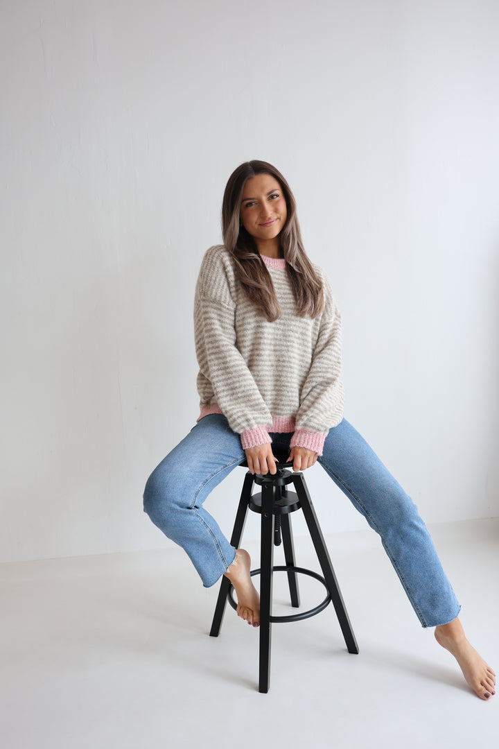 Gestreifter Pullover Moodline Knit