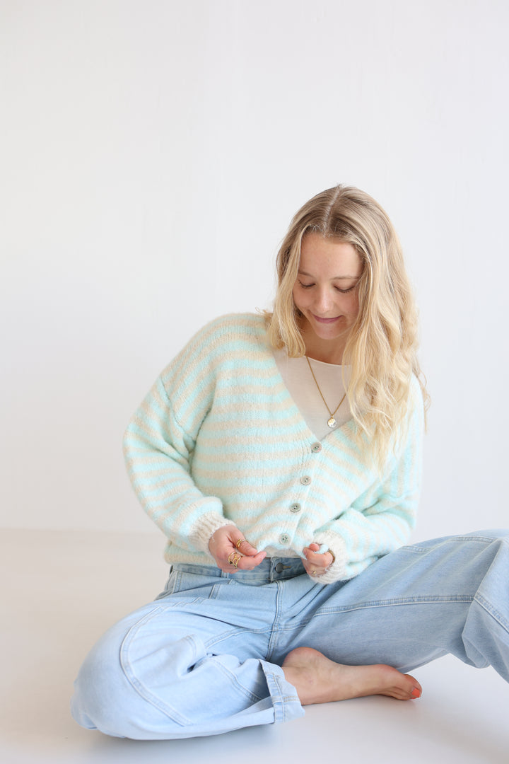 Gestreifter Cardigan Cosima