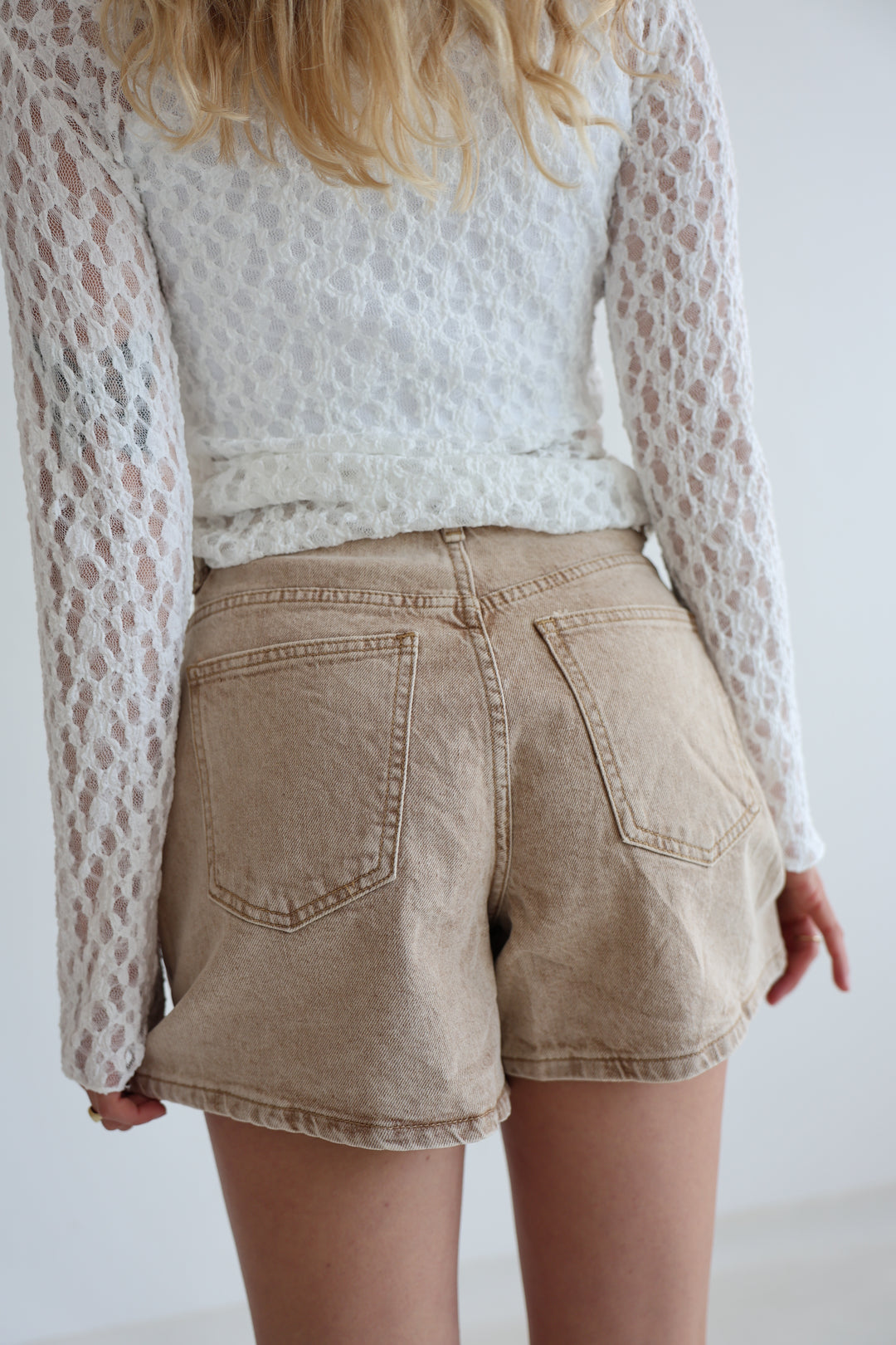 Relaxed Fit Denim Shorts