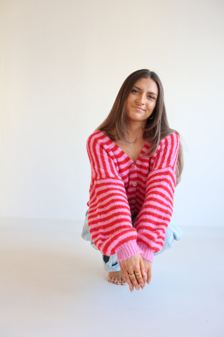 Gestreifter Cardigan Cosima