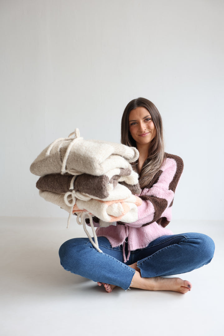 Gestreifter Cardigan Luana