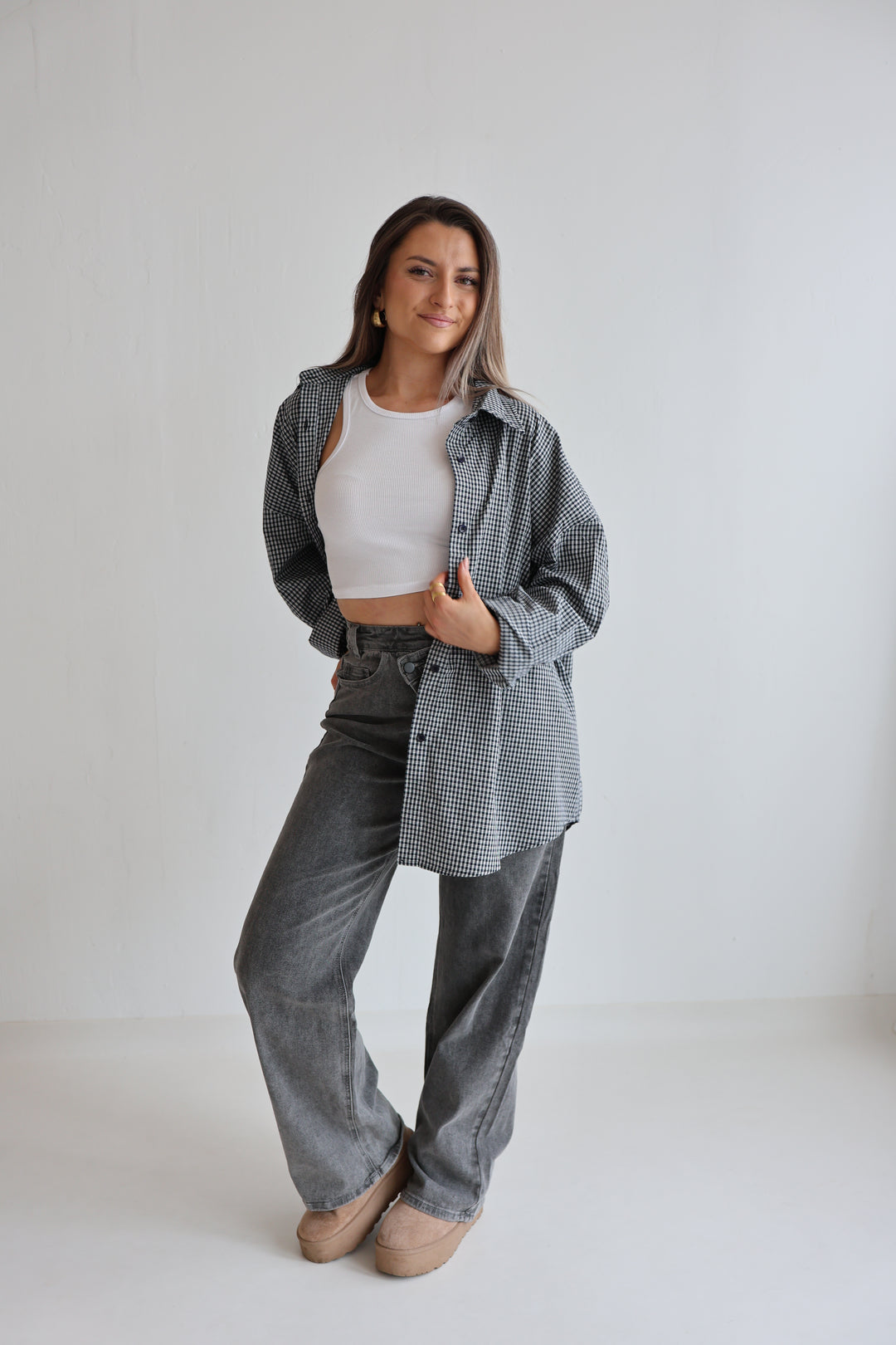 Oversize Plaid Shirt