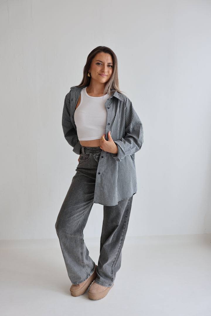 Oversize Plaid Shirt