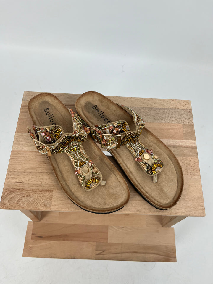 PANTOLETTE SHINING SUNSET GOLD GR. 40 (B-WARE)