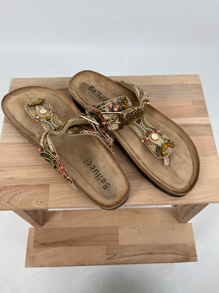 PANTOLETTE SHINING SUNSET GOLD GR. 40 (B-WARE)