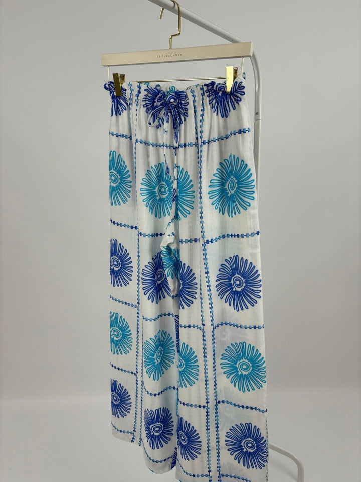 LEICHTE BAUMWOLLHOSE SUNKISSED BLAU (B-WARE)