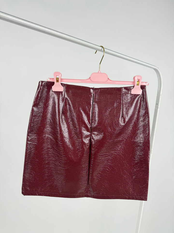 KUNSTLEDERROCK LAMIA BORDEAUX GR.L (B-WARE)