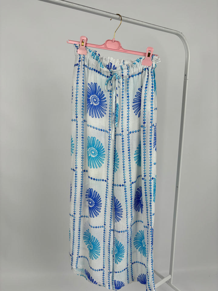 LEICHTE BAUMWOLLHOSE SUNKISSED BLAU (B-WARE)