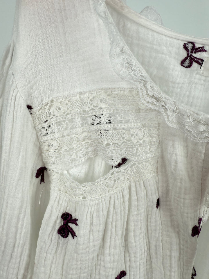 MUSSELINCARDIGAN BOW TIME (B-WARE)