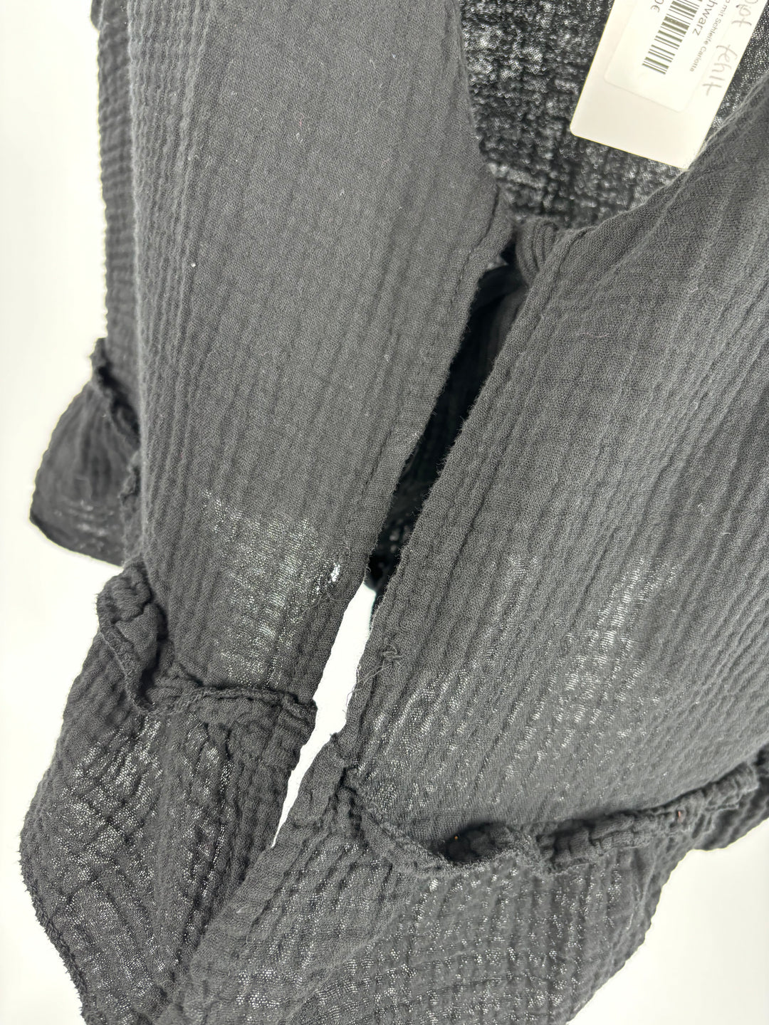 MUSSELINTOP MIT SCHLEIFE CARLOTTA SCHWARZ (B-WARE)