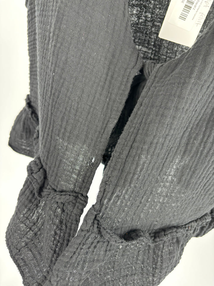 MUSSELINTOP MIT SCHLEIFE CARLOTTA SCHWARZ (B-WARE)