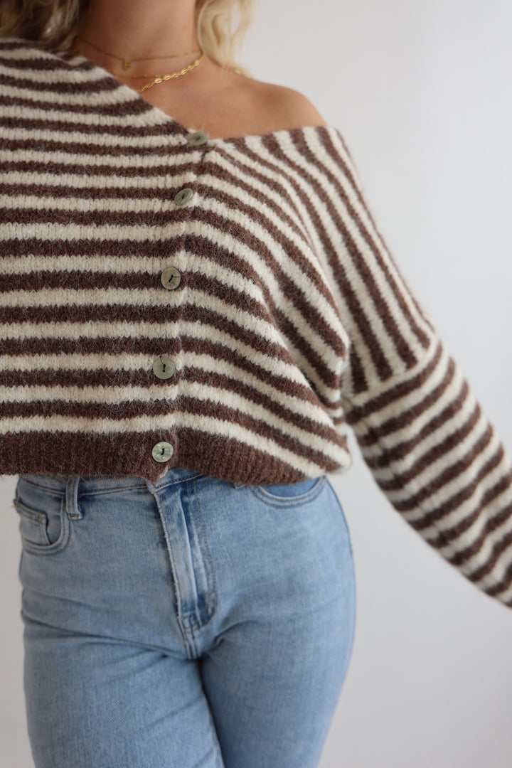 Gestreifter Cardigan Cosima