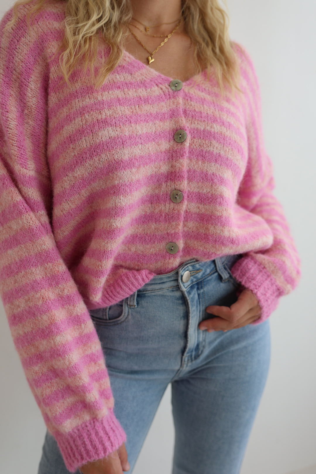 Gestreifter Cardigan Cosima