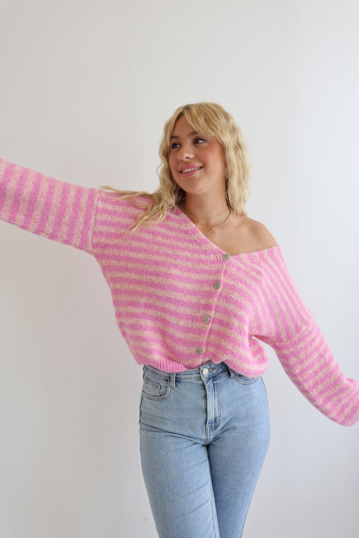 Gestreifter Cardigan Cosima